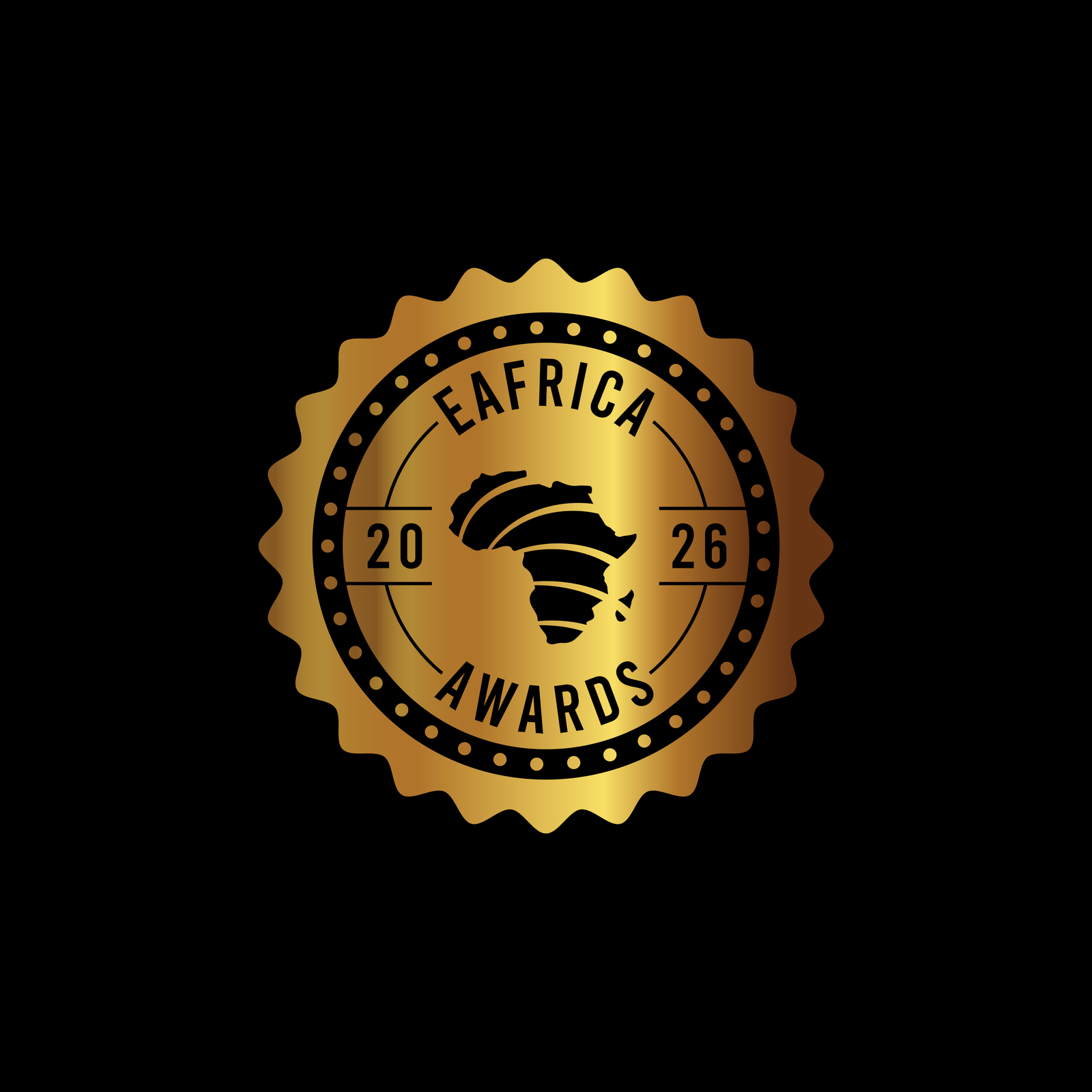 eAfrica Awards 2026 seal on black