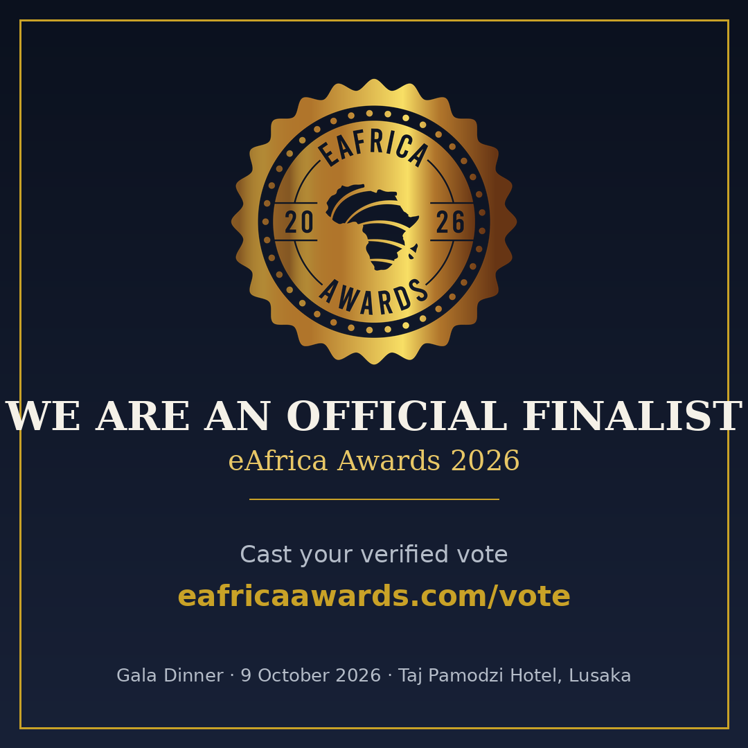 We are an official finalist social card